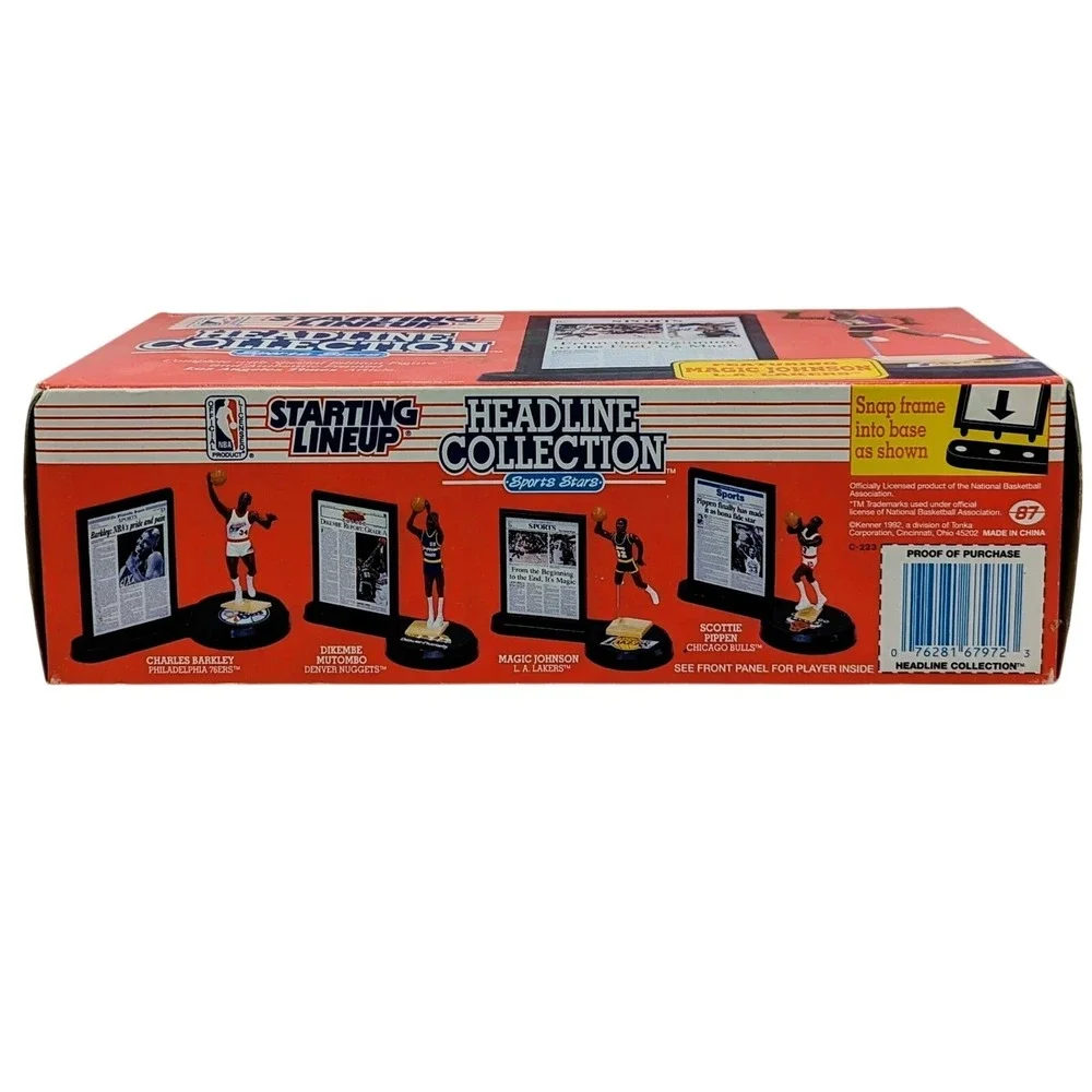1992 Kenner Starting Lineup Headline Collection Magic Johnson LA Lakers